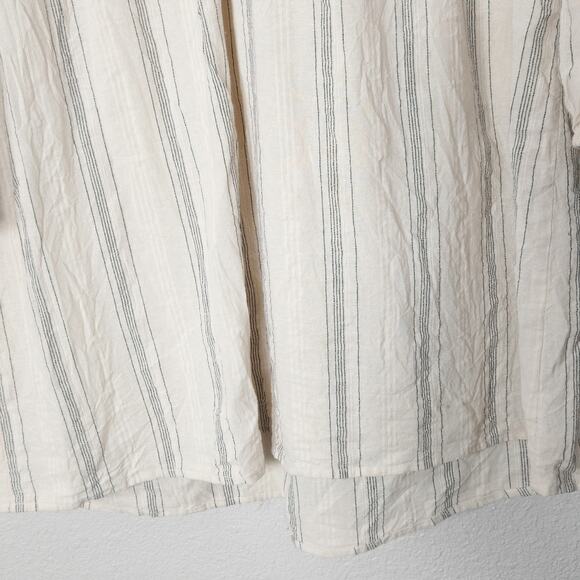 Knox Rose Women’s Dress Boho Peasant Embroidered Cotton Tassel Tie Size Medium - Picture 5 of 10